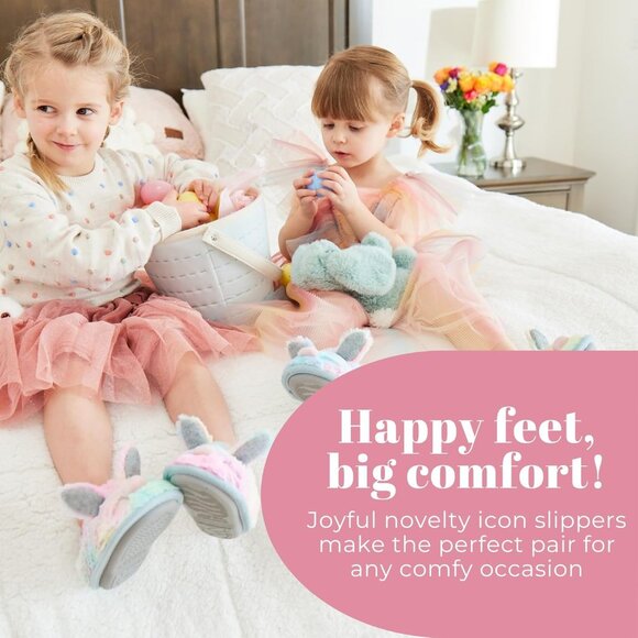 Women's Cozy Heart Scuff Slippers with Rubber Outsole - Perfect Valentine's Gift - Picture 2 of 6